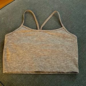 Aerie offline size medium tan Heathered racerback sports bralette